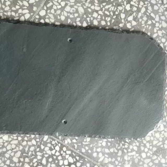 black slate roof tiles